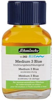 Schmincke Norma Blue 50263025 60 ml Medium 3 Blue trocknungsbeschleunigend für wasservermalbare Ölfarben vegan