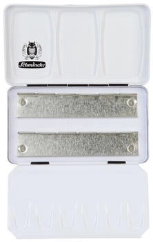 Schmincke Horadam Leerkasten für Aquarellfarben Metall für 12x 1/2 Näpfchen