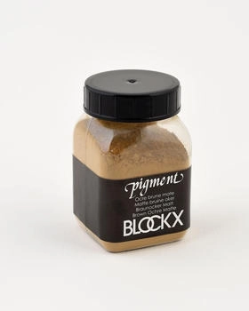 BlockX Zeichenpapier Pigment Ockerbraun matt 100ml / 80g 51037BXC Pot 4