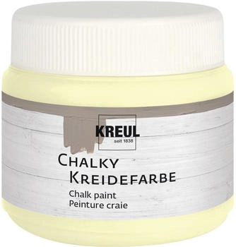 Kreul 75315 Chalky Kreidefarbe Pure Purple in 150 ml Kunststoffdose sanft matte Farbe cremig deckend schnelltrocknend f&uuml;r Effekte im Used Look
