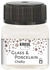 Kreul 16631 Glass & Porcelain Chalky White Cotton 20 ml Glas sanft matte Glas- und Porzellanmalfarbe auf Wasserbasis schnelltrocknend deckend