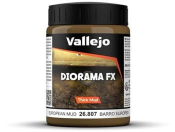 Vallejo Verwitterungseffekte-Farbe 200 ml European Thick Mud