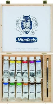 Schmincke Akademie Acryl Color Holzkasten 12 x 60 ml Tuben