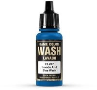 Acrylicos Vallejo 73.207, Acrylicos Vallejo 73.207 Blue Wash (18ml), Grundpreis: