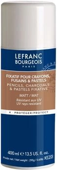 Lefranc & Bourgeois Lefranc Bourgeois 300226 Cristal Fixative, Fixativ das Kohle-, Buntstift- und Pastellzeichnungen schützt, Alterungsbeständig 400ml Spray