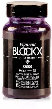 BlockX Zeichenpapier Pigment Dioxazin mauve 100ml / 35g 51058BXC