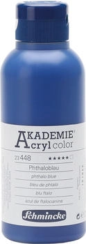 Schmincke AKADEMIE Acryl color, Phthaloblau 250 ml, 23448027, feine Künstler-Acrylfarbe, brillant, hoch lichtecht und kadmiumfrei, für Acrylmalerei, Mixed Media