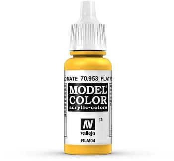 Vallejo Model Color Acrylfarbe 17 ml Flach gelb