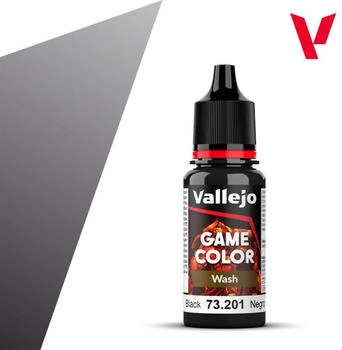 Vallejo Game Color Wash 17 ml Farbe parent schwarz