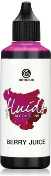 Octopus 100 ml Fluids Alcohol Ink BERRY JUICE, Alkoholtinte für Fluid Art und Resin violett