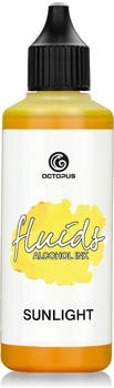 Octopus 100 ml Alcohol Ink SUNLIGHT, Alkoholtinte für Fluid Art und Resin gelb