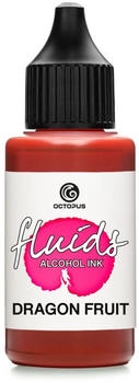 Octopus Alcohol Ink DRAGON FRUIT, Alkoholtinte für Fluid Art und Resin 30 ml