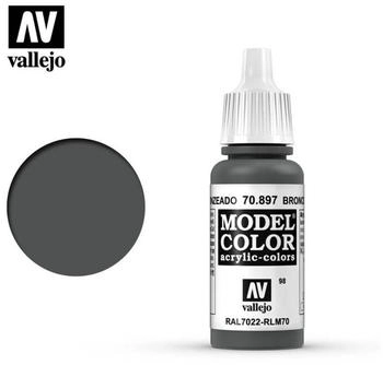 Vallejo Model Color Acrylfarbe 17 ml Bronzegr&uuml;n