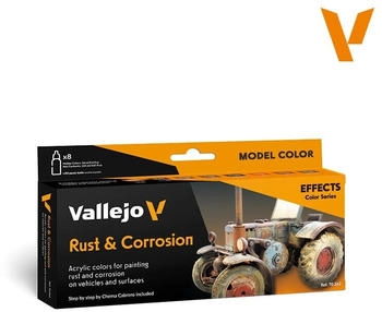 Vallejo Model Color Set 70262 Rost & Korrosion von Chema Cabrero (8 x 18 ml)