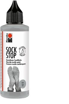 Marabu Textilfarbe Sock Stop 90 ml grau