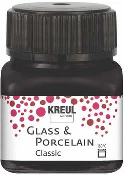 Kreul Glass & Porcelain Classic schwarz 20 ml Glas (16234)