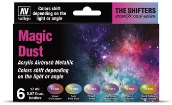 Vallejo Colorshift Set Magic Dust 77090 6x 17ml Airbrush Farbe
