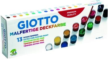 Giotto Schulmalfarben farbsortiert 13x 18,0 ml