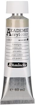 Schmincke AKADEMIE Acryl color Kieselgrau in 60 ml-Tube 23657011 feine Künstler-Acrylfarbe brillant hoch lichtecht und kadmiumfrei für Acrylmalerei Mixed Media