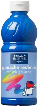 Lefranc & Bourgeois Redimix Gouache Liquide Temperafarbe Primärblau 500ml (188010)