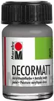 Marabu 14010 039 278, Marabu Acrylfarbe Decormatt 1401 39 278, hellgrau, 15ml 15