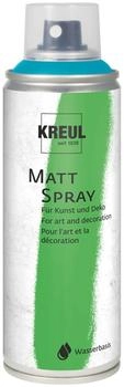 Kreul 76322 Farbspray t&uuml;rkis, 200 ml, klassisch matte Spr&uuml;hfarbe auf Wasserbasis hochpigmentiert und wasserfest styropofest f&uuml;r Innen und Au&szlig;en