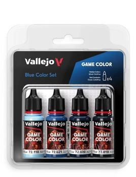 Vallejo Farb-Set Blau, 4 x 18 ml