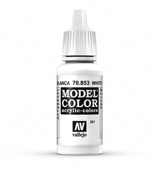 Vallejo Model Color Acrylfarbe 17 ml Wei&szlig; glasiert (770853)