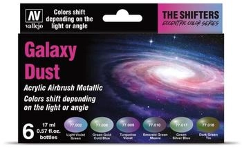 Vallejo 077092 Farb-Set, Galaxy Dust Modellbau verschiedene Farben 17 ml (6er Pack)