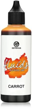 Octopus 100 ml Fluids Alcohol Ink CARROT, Alkoholtinte für Fluid Art und Resin orange