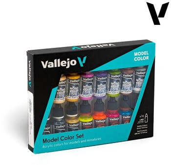 Vallejo Farb-Set Wargame Spezial, 16 x 18 ml Modellbau-Farben (70257)