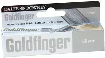 Daler Rowney Daler-Rowney 86650009 Goldfinger Veredelungsfarbe silber, 22 ml