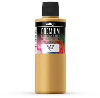Vallejo 063049 Spiel, Gold, Metallic, 200 ml