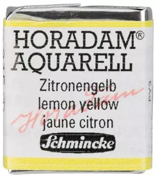 Schmincke Horadam Aquarell 1/2 N&auml;pfchen Zitronengelb Gelb