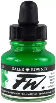 Daler Rowney FW Acrylfarbe Smaragdgrün 29,5ml (D160029335)