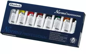 Schmincke Norma Professional &Ouml;lfarben Set 8 x Tb 35 ml Kartonset (71110097)