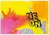 Magni Künstlerfarbe Bastelfarbe Marabu Set Neon 3 x 20 ml Alkohol Tinte 1 Permanent Marker (1216000000102)