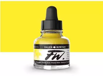 Daler Rowney FW Artists Acryl-Tinte Process Yellow 29,5ml (DR160029675)