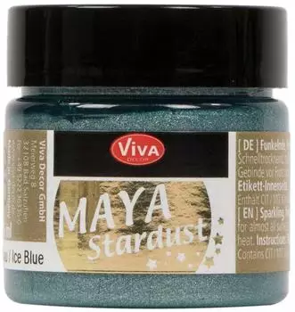 Viva Decor Maya Stardust Farbe eisblau 45 ml
