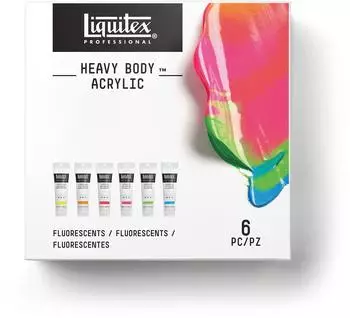 Liquitex Heavy Body Acrylfarben-Set Fluoreszierend 6x59ml (3699385)