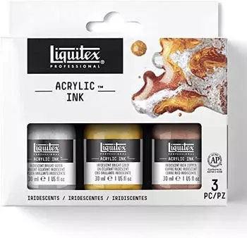Liquitex Ink! Iridescent Set, 3x30ml (3699237)