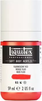Liquitex Professional Soft Body Acrylfarbe Rot Fluo 59ml (1959983)