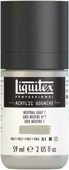 Liquitex Professional Acryl Gouache Neutralgrau Nr. 7, 59ml (2059600)