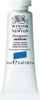 Winsor & Newton Designers Gouache Tube Zyperngrün 14ml (0605211)