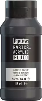 Liquitex Basics Fluid Acrylfarbe 118ml Irisierendes Graphit (8870419)