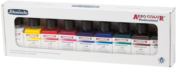 Schmincke Aero Color Karton-Set Basic 9 x 28 ml