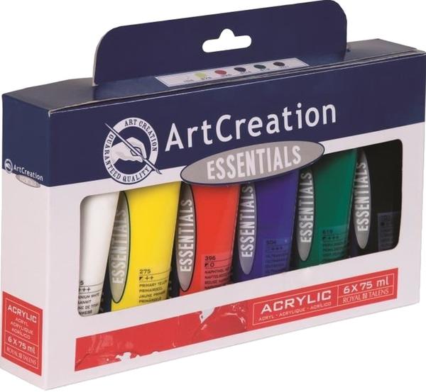 Royal Talens ArtCreation Essentials Acrylfarbe Basisset 6 x 75 ml
