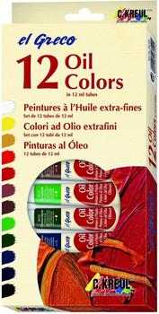 C. Kreul El Greco Ölfarben Set 12 x 12 ml