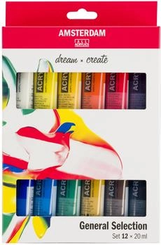 Royal Talens Acrylfarbe AMSTERDAM Introset II 12 x 20 ml