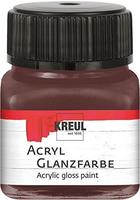 C.KREUL 79211, C.KREUL 79211 KREUL Acryl Glanzfarbe Dunkelbraun 20 ml, Grundpreis:
